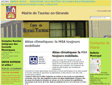 Tablet Screenshot of mairie-tauriac.com